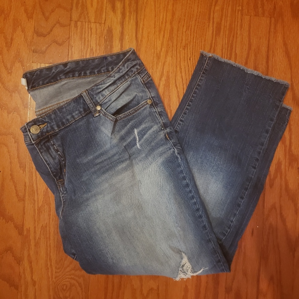 Torrid Denim Jeans crop boyfriend